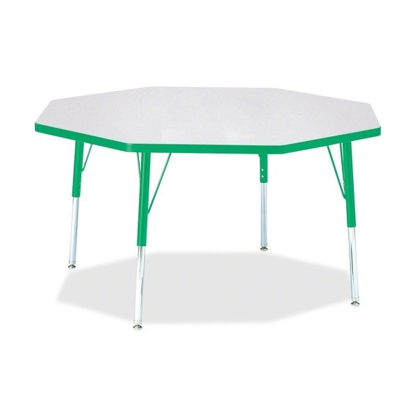 Jonti-Craft TABLE, OCTAGON, 48X48, GY/GN JNT6428JCE119 - main
